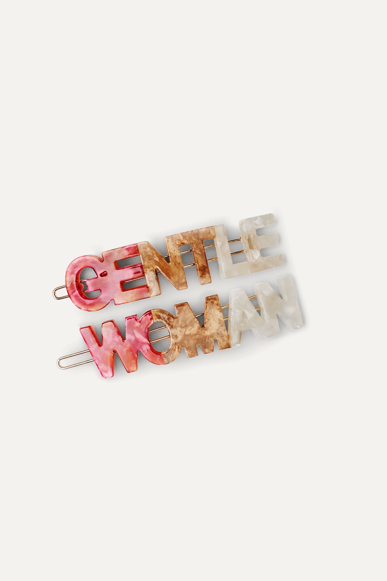 Gentlewoman Hair Clips in Coral Gentlewoman Hair Clips in Coral
