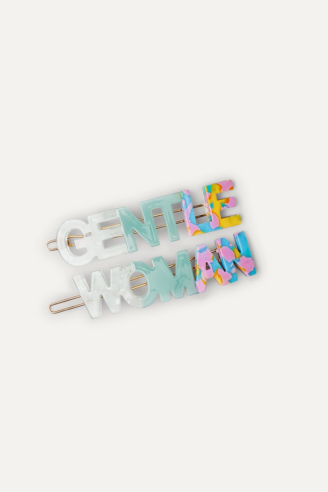 Gentlewoman Hair Clips in Mint Gentlewoman Hair Clips in Mint