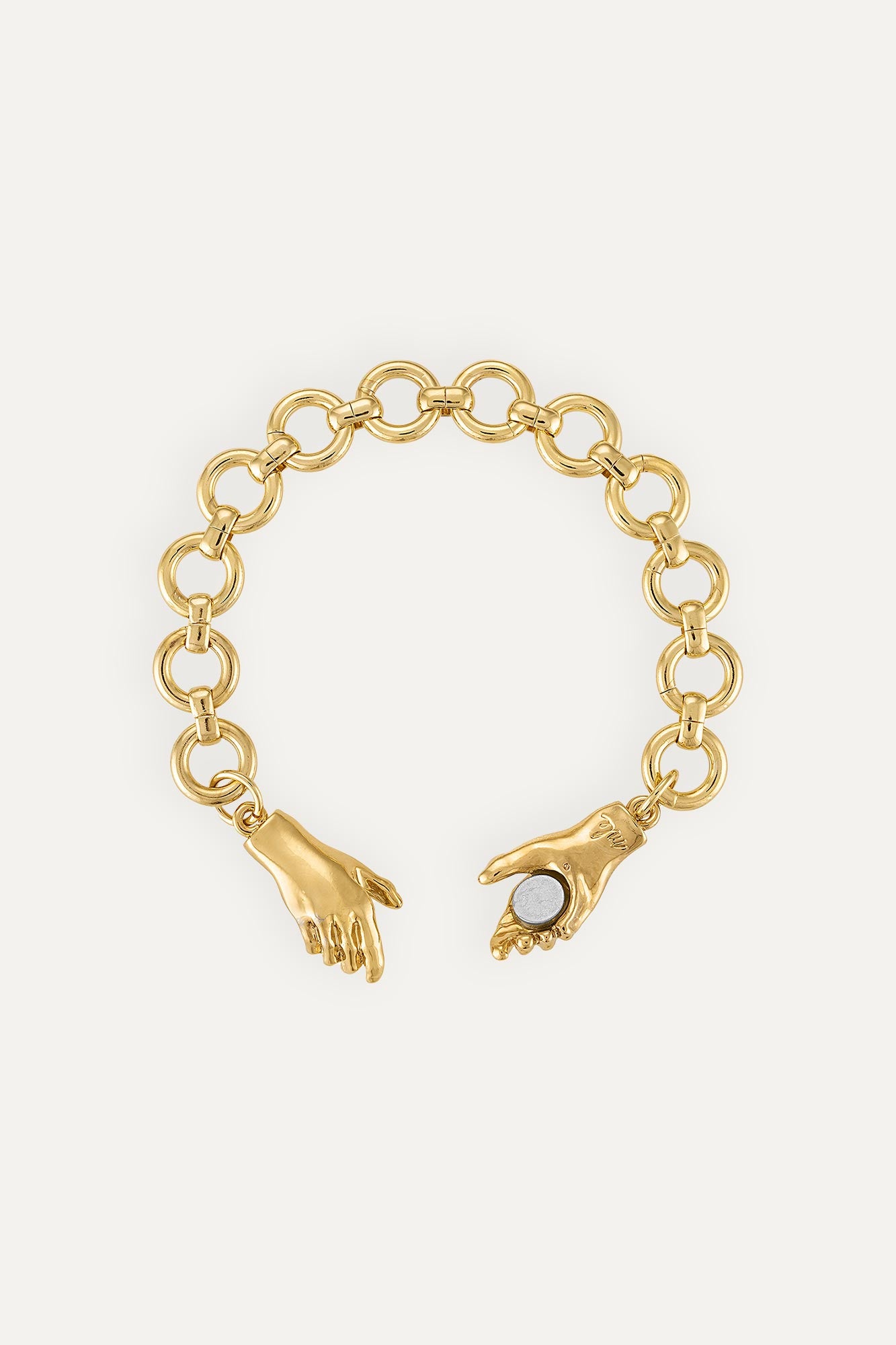 MLE Gentlewoman's Agreement® Handshake Bracelet in Gold