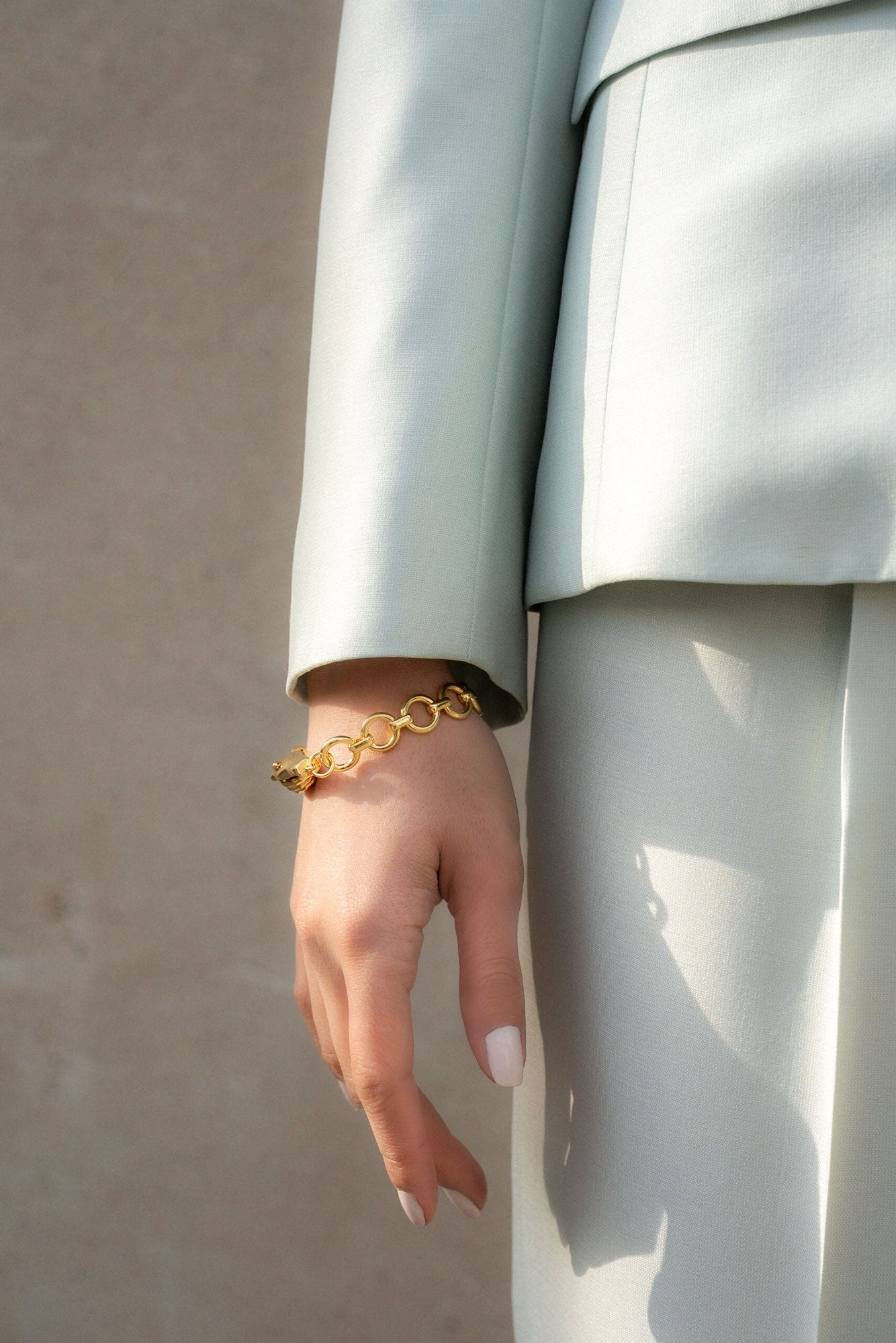 MLE Gentlewoman's Agreement® Handshake Bracelet in Gold