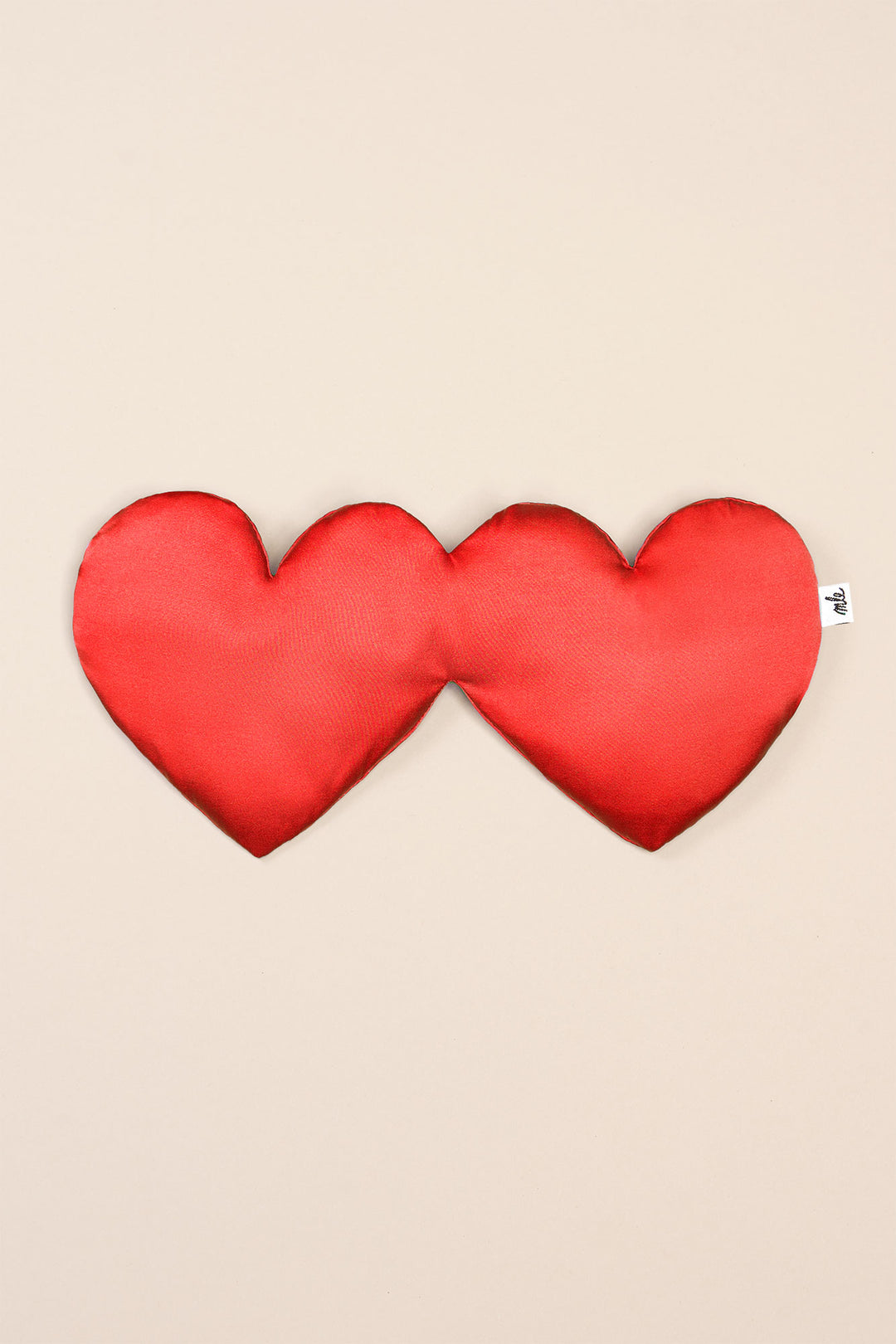 Heart Sleep Mask in Red MLE