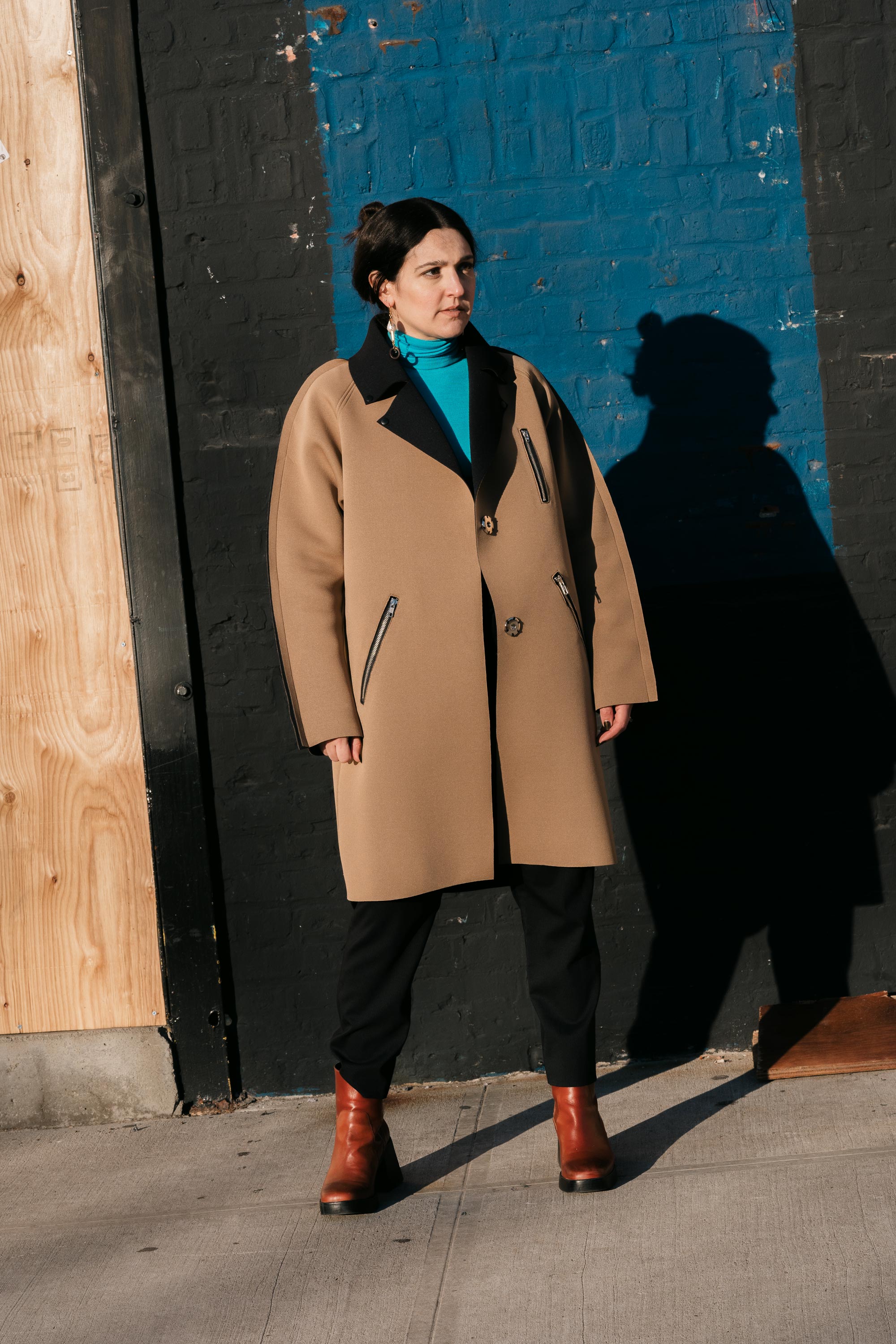 The MLE L3 Coat in Camel 